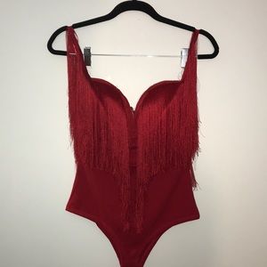 Fringe body suit